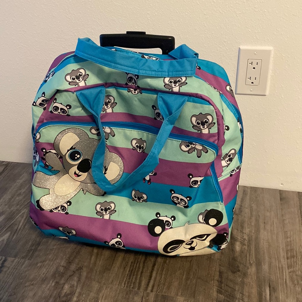 justice kids luggage bag